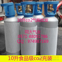 杭州食品級(jí)二氧化碳充裝充裝co2鋼瓶10升鋼瓶大瓶